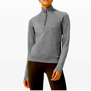 Lululemon Engineered Warmth Half-Zip Sweater sz 4
